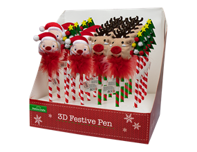 Wholesale 3D Christmas Pen PDQ | Gem Imports Ltd