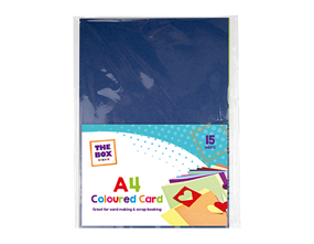 Wholesale A4 coloured  card 15 pk| Gem imports Ltd