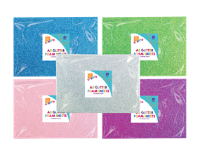 Wholesale A5 Glittered Foam Sheets | Gem Imports Ltd