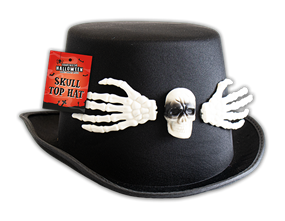 Wholesale Adult's Skull Top Hat