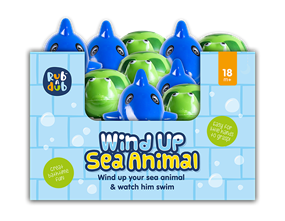 Wholesale Sea Animal Wind Up Bath Toy PDQ