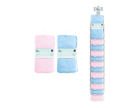 Wholesale Baby Face Cloths 3pk With Clip Strip