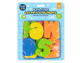 Wholesale Bath Letters and Numbers 36pk