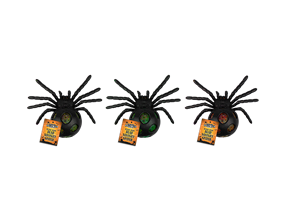 Wholesale Neon Bead Squishy spider PDQ | Gem imports Ltd
