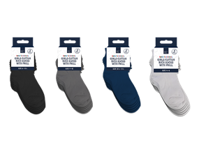 Wholesale Girls Cotton Rich Socks with Frill 5pk 4 asstd sizes