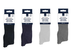 Wholesale Girls Cotton Rich Knee High Socks 3pk 4 asstd sizes