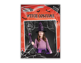 Wholesale Children's Witch Costume 6-10yrs