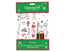 Wholesale Christmas Colouring Set | Gem Imports Ltd
