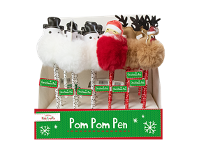 Wholesale Christmas Pom Pom Pen