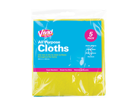 All Purpose Cloths - 5 Pack