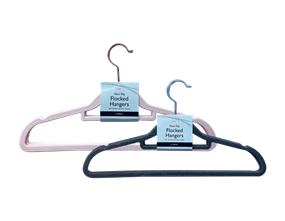 Wholesale Flocked Non Slip Hangers | Gem Imports Ltd