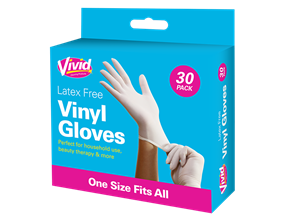 Vinyl Gloves 30pk