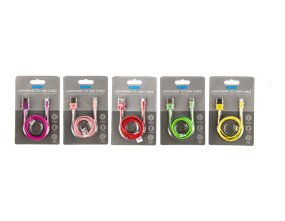 Wholesale Coloured iPhone USB Cables | Gem Imports Ltd