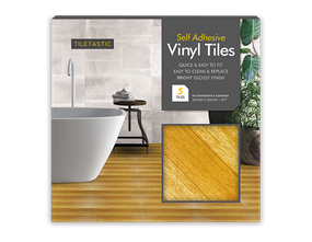 Wholesale Dark Wood Adhesive Vinyl Floor Tiles 5pk
