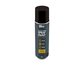 Black Satin Auto Spray Paint 300ml