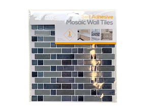 Wholesale Grey Self Adhesive Mosaic Wall Tiles