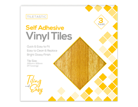 Wholesale Dark Wood Adhesive Vinyl Floor Tiles 3pk