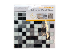 Wholesale Black & White Mosaic Wall Tile Stickers