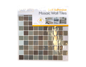 Wholesale Brown Mosaic Wall Tile Stickers | Gem Imports Ltd