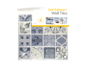 Wholesale Blue Mosaic Patterned Self Adhesive Wall Tile | Gem Imports Ltd