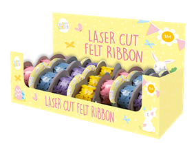 Wholesale Laser Cut Felt Ribbon | Gem imports Ltd.