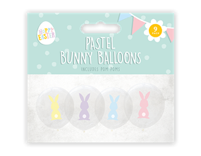 Wholesale pastel Bunny balloons | Gem imports Ltd.