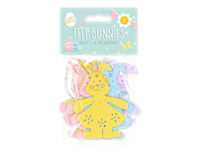 Wholesale Easter Felt Hanging bunnies | Gem imports Ltd.
