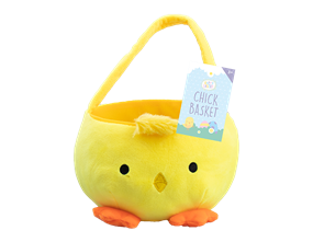 Wholesale Easter Plush Chick Basket | Gem imports Ltd.