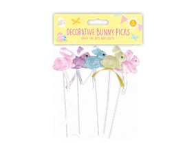 Wholesale Mini Bunny Decorative Picks | Gem imports Ltd.