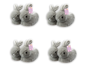 Wholesale Easter Fluffy Bunny Slippers