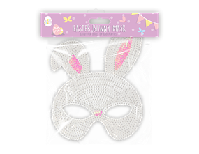 Wholesale Easter Sequin Bunny Mask