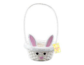 Wholesale Easter Bunny Woven Basket