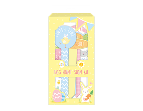 Wholesale Easter Egg Hunt sign Kit 6pk
