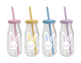 Wholesale Easter Milk bottle & straw | Gem imports Ltd.