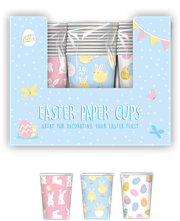 Wholesale Easter Printed Paper Cups 10pk PDQ