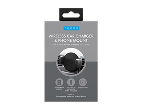 2 in 1 Wireless Charger & Phone Mount
