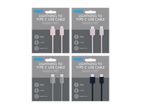 Wholesale Coloured Type C lightening cable 1m | Gem imports