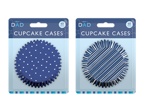 Father's Day Printed Cupcake Cases 60pk