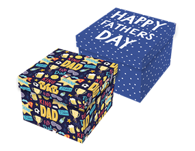Wholesale Fathers Day Square gift Box | Gem imports Ltd.