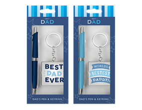Father's Day Pen & Keychain Gift Set