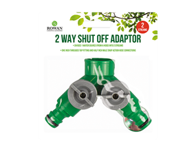 Wholesale 2 way shut off adaptor | Gem imports Ltd