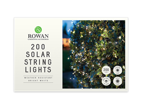 Wholesale 200 LED solar string lights Bright white | Gem Imports Ltd