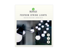 Wholesale 24 mains operated bulb string lights bright white | Gem imports Ltd.