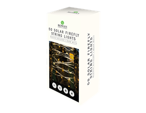 Wholesale 50 solar firefly  string lights warm white | Gem imports Ltd.
