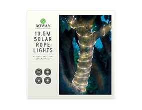 Wholesale Solar rope light warm white 10.5m | Gem imports Ltd.