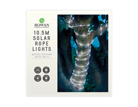 Wholesale Solar Rope Light Bright white 10.5 | Gem imports Ltd.