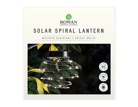 Wholesale Solar Spiral lantern bright White | Gem imports Ltd