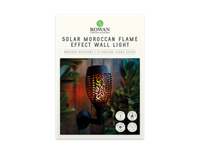 Wholesale Moroccan Flame Effect  Solar Wall light | Gem imports Ltd.