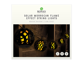 Wholesale Moroccan Flame effect solar string light | Gem imports Ltd.