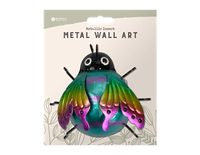 Wholesale Metallic insect metal wall decoration